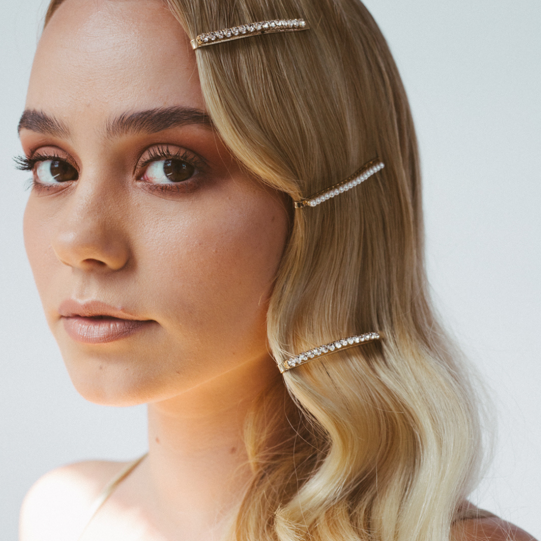 Diamante Hair Pins (Set of 3)