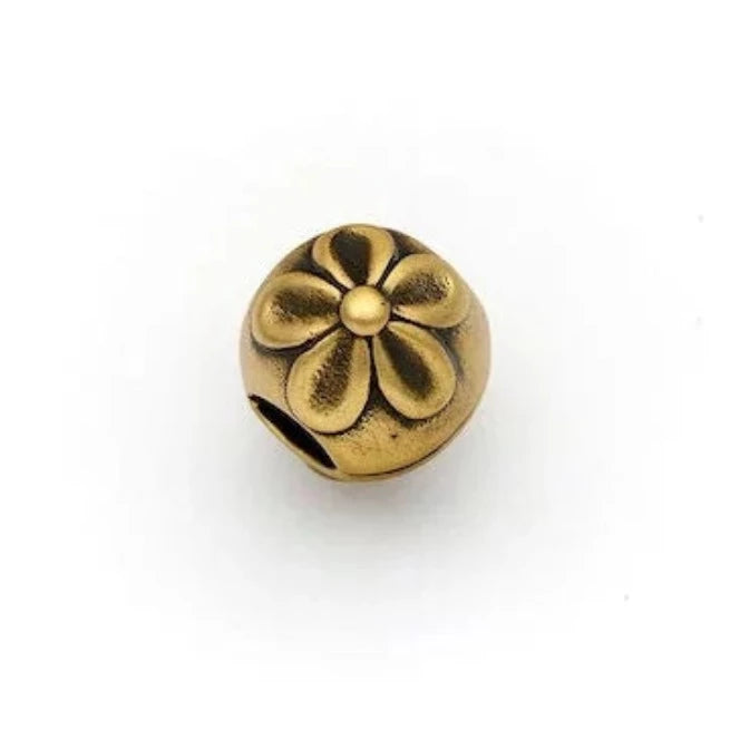 Crusado Brass Hair Beads (Set of 3)