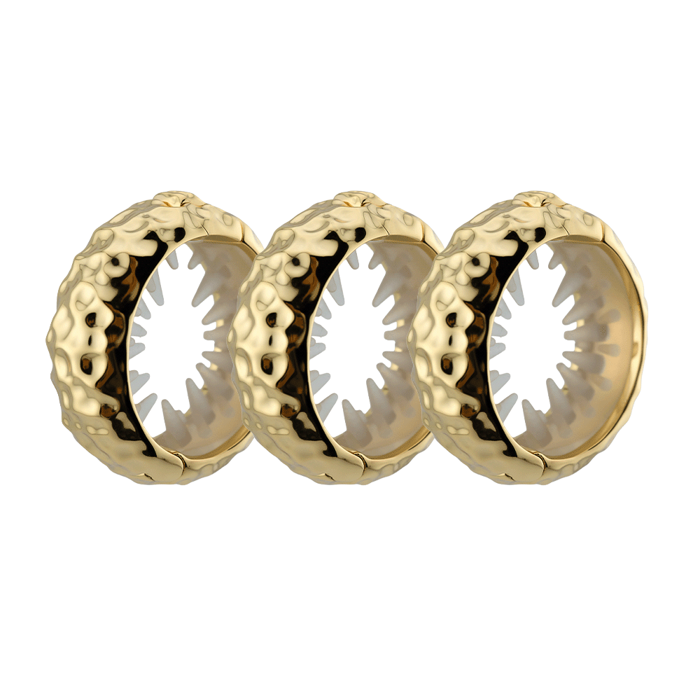 Full Golden Ponytail 3-Pack - Size M