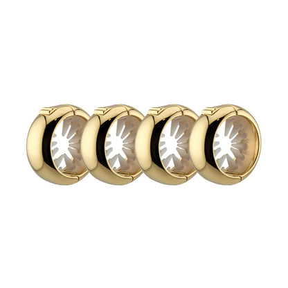 Full Golden Ponytail 4-Pack - Size S