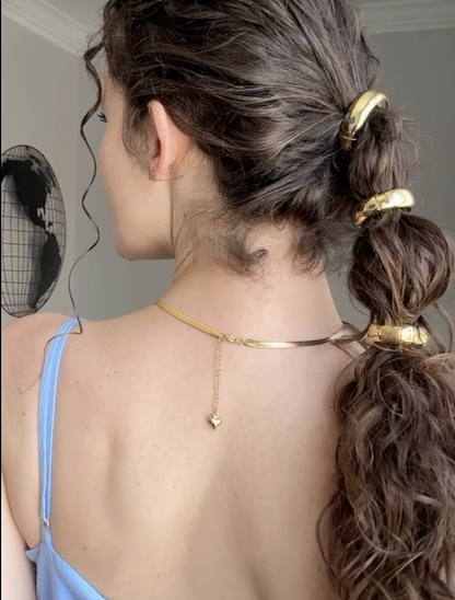 Full Golden Ponytail 4-Pack - Size XL