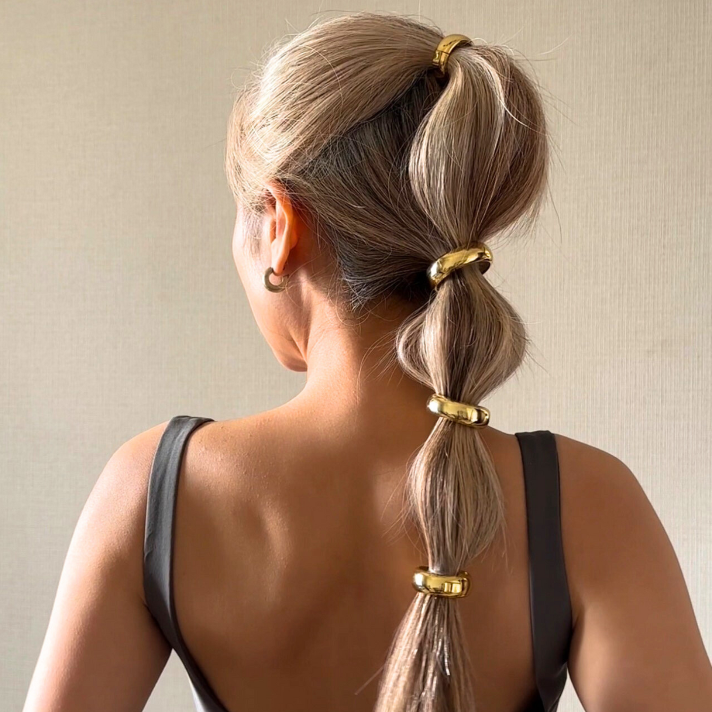 Full Golden Ponytail