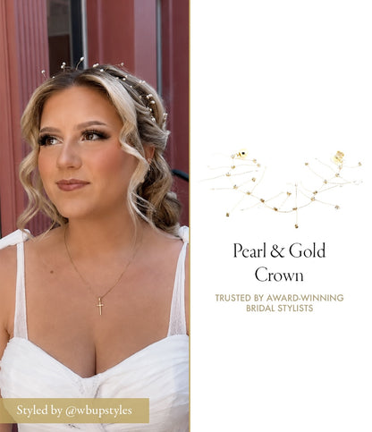 Pearl & Gold Crown