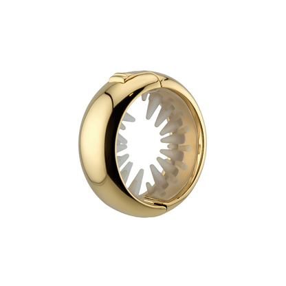 KELA Ponytail Halo Hair Clip Ponytail Holder in polished gold with patented non-slip grip and smooth finish