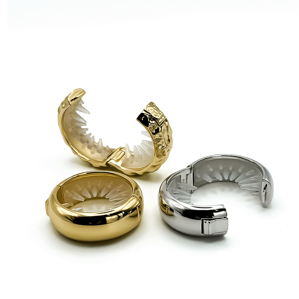 Ponytail Halo Bundle, set of three Ponytail Halo hair accessories in gold and silver tones for stylish ponytails and braids